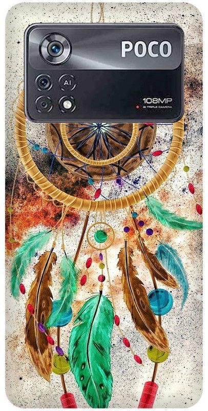 FRONK Back Cover for POCO X4 Pro 5G, DREAM, CATCHER, LOVE  (Multicolor, Hard Case, Pack of: 1)