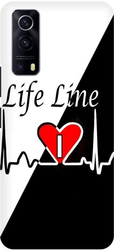 THE NARAYANA COLLECTIONS Back Cover for IQOO Z3- V2073A-I,NAME,LOVE,ALPHABET,LIFE,LINE  (Multicolor, Hard Case, Pack of: 1)