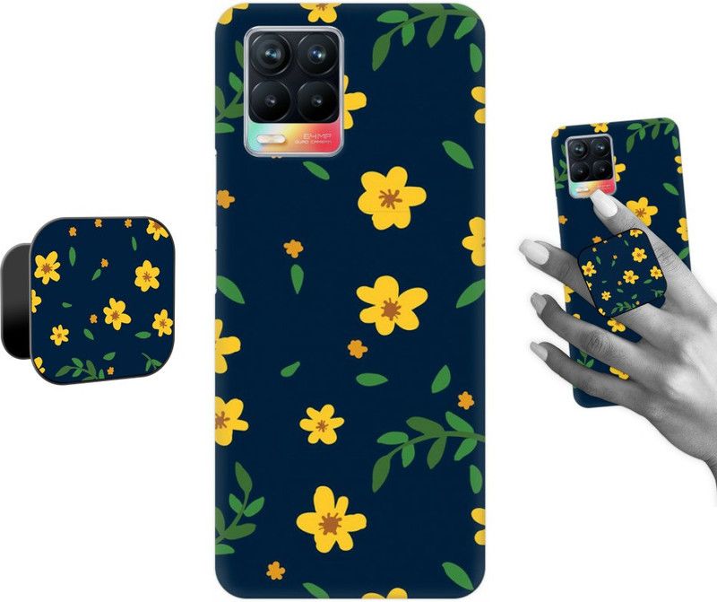 COBIERTAS Back Cover for Realme 8 Pro  (Multicolor, Cases with Holder, Pack of: 1)