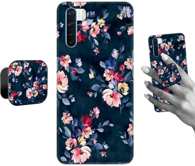 COBIERTAS Back Cover for Oppo F15  (Multicolor, Cases with Holder, Pack of: 1)