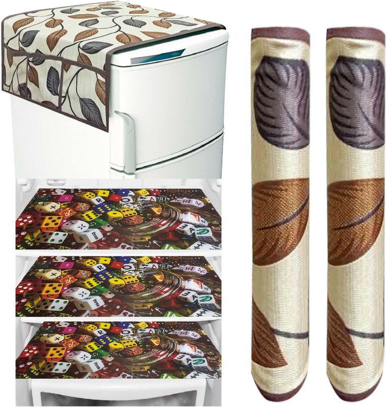 Groki Fridge Mat  (Width: 53.54 cm, BROWN)