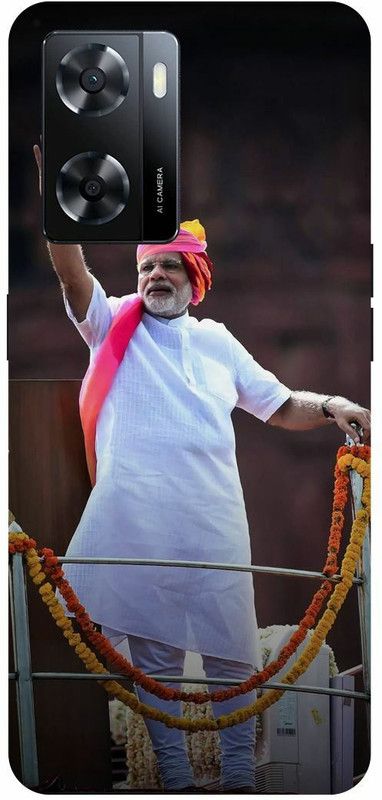 Dimora Back Cover for OPPO A 57e, NARENDRAPMJI BJP PRIMEMINISTER NARENDRA  (White, Hard Case, Pack of: 1)