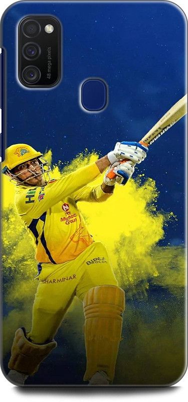 Afterglow Back Cover for SAMSUNG Galaxy M30s M S DHONI, CHENNAI SUPER KING, IPL, IPLT20, CSK, DHONI  (Multicolor, Shock Proof)