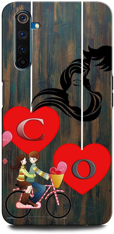 ORBIQE Back Cover for Realme 6i CO, C LOVE O, O LOVE C, C LETTER, O LETTER, CO NAME  (Multicolor, Hard Case, Pack of: 1)