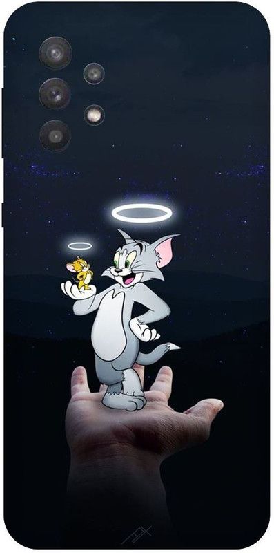 THE NARAYANA COLLECTIONS Back Cover for SAMSUNG GALAXY A32-TOM,JERRY,TOM AND JERRY,CARTOON  (Multicolor, Hard Case, Pack of: 1)