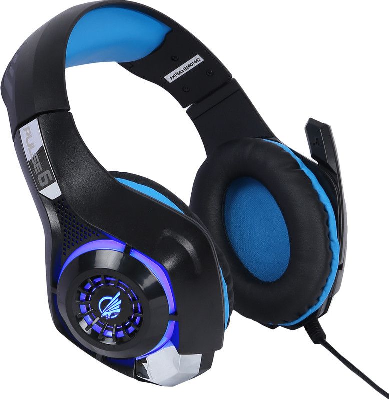 Armaggeddon PULSE-6-A-ALLIES Wired Gaming Headset  (Blue, On the Ear)