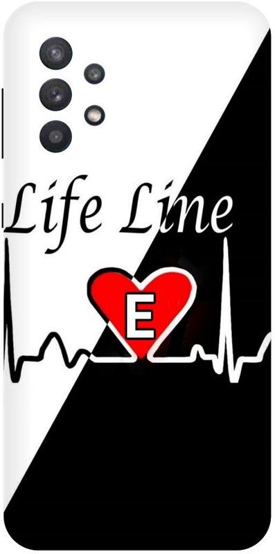 THE NARAYANA COLLECTIONS Back Cover for SAMSUNG GALAXY A32-E,LIFE,LINE,LOVE,NAME,ALPHABET  (Multicolor, Hard Case, Pack of: 1)