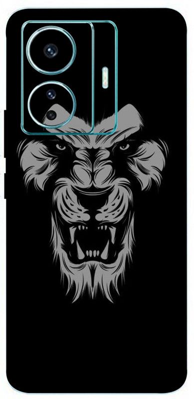 AsSkin Vivo T1 Pro 5g, vivo t1 pro 5g, vivo Mobile Skin  (Ultra Super Black Lion With High Matte Finish .Skin..)
