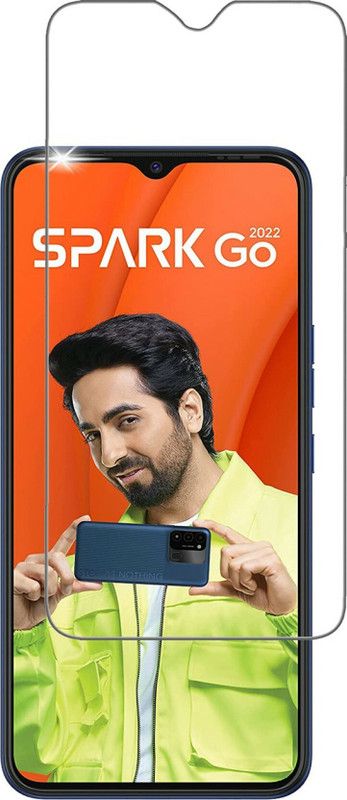 EASYKARTZ Tempered Glass Guard for Tecno Spark Go 2022  (Pack of 1)