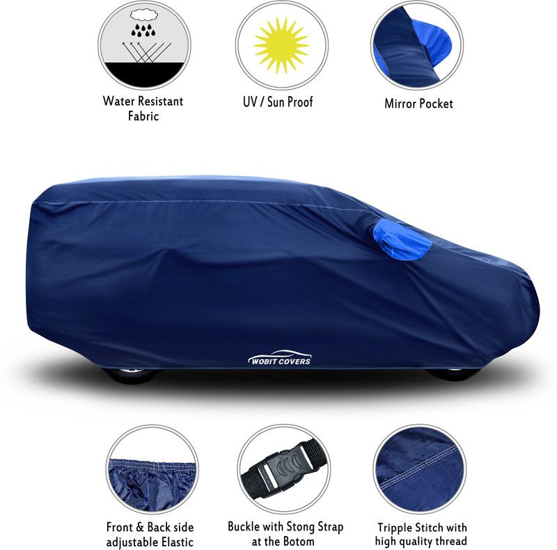 XAFO Car Cover For Porsche Cayenne (With Mirror Pockets)  (Blue)