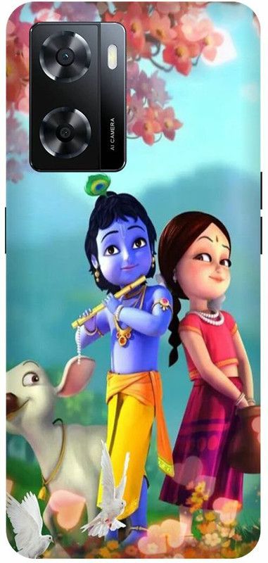Dimora Back Cover for OPPO A57, RADHAKRISHNA, LORD, KANHIYA, KRISHANJI, GOD  (Blue, Hard Case, Pack of: 1)