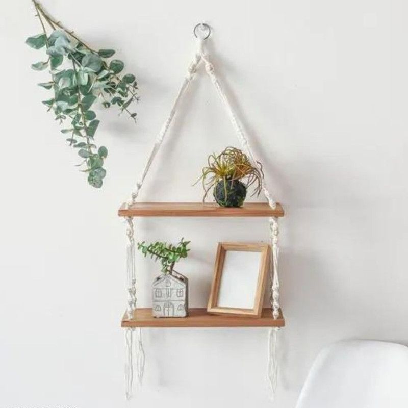 SPT CRAFTS Wall Mounted Floating Shelves  (White)
