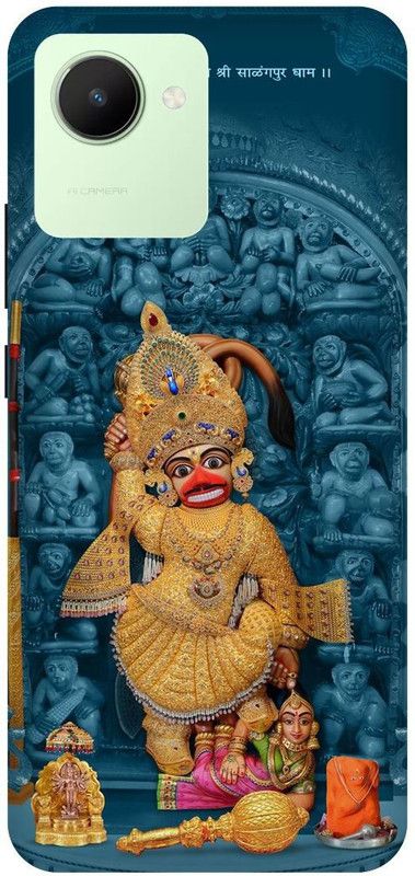 FRONK Back Cover for realme C30s, RMX3690, SARANGPUR, HANUMAN, JI  (Blue, Hard Case, Pack of: 1)