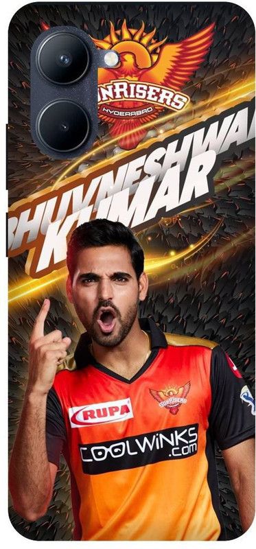 FRONK Back Cover for realme C33, RMX3624, BHUVNESHWAR, KUMAR, INDIAN, PLAYER  (Orange, Hard Case, Pack of: 1)