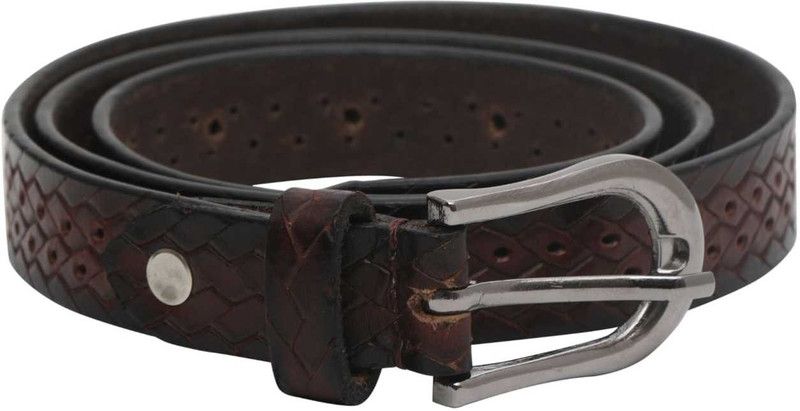 Women Casual Brown, Black Genuine Leather Belt