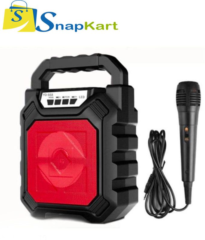 SNAPKART Portable Speaker 10 W Bluetooth Speaker  (Black, Stereo Channel)