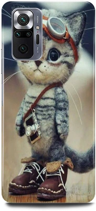 MRBE Back Cover for REDMI Note 10 Pro Max, CUTE CAT BACK COVER  (Multicolor, Hard Case)