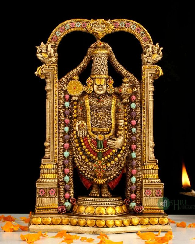 Indicast SN-148C-8 Decorative Showpiece - 20.32 cm  (Polyresin, Gold)