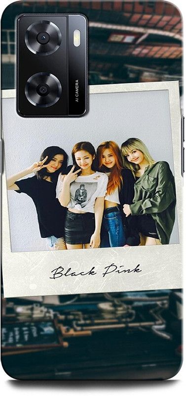 ORBIQE Back Cover for OPPO A57 New LISA, JENNIE, ROSE, JISOO, BLACK PINK FRAME  (Multicolor, Hard Case, Pack of: 1)