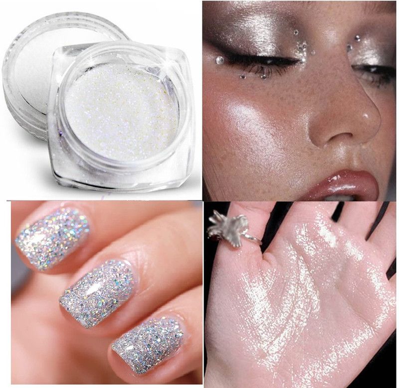 imelda BEST QUALITY SHIMMER FINISH HIGHLIGHTER MULTIPURPOSE  (white)