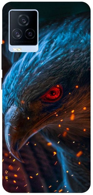 THE NARAYANA COLLECTIONS Back Cover for IQOO 7- V2049A-EAGLE,CHEEL,BAAZ,KING,BIRDS  (Multicolor, Hard Case, Pack of: 1)