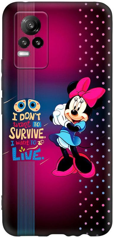 7printzone Back Cover for VIVO Y73  (Multicolor, Flexible, Silicon)