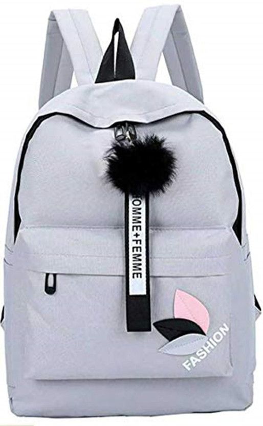 Small 15 L Backpack FASHION BACKPACK  (Grey)