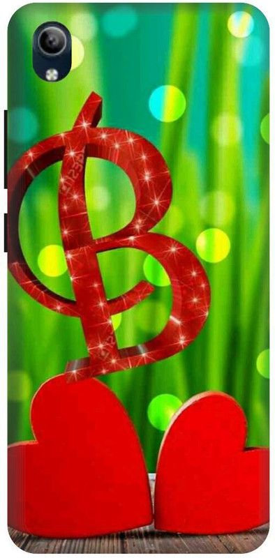 PHONE WALEY.COM Back Cover for VIVO Y90 , VIVO 1908 ,B letter,B name B word , Printed Back Cover  (Red, Hard Case, Pack of: 1)