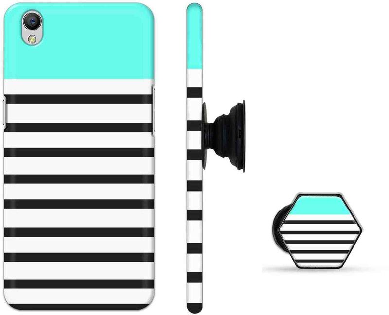PRINTEDGE Back Cover for Oppo A52  (Multicolor, Cases with Holder, Pack of: 2)