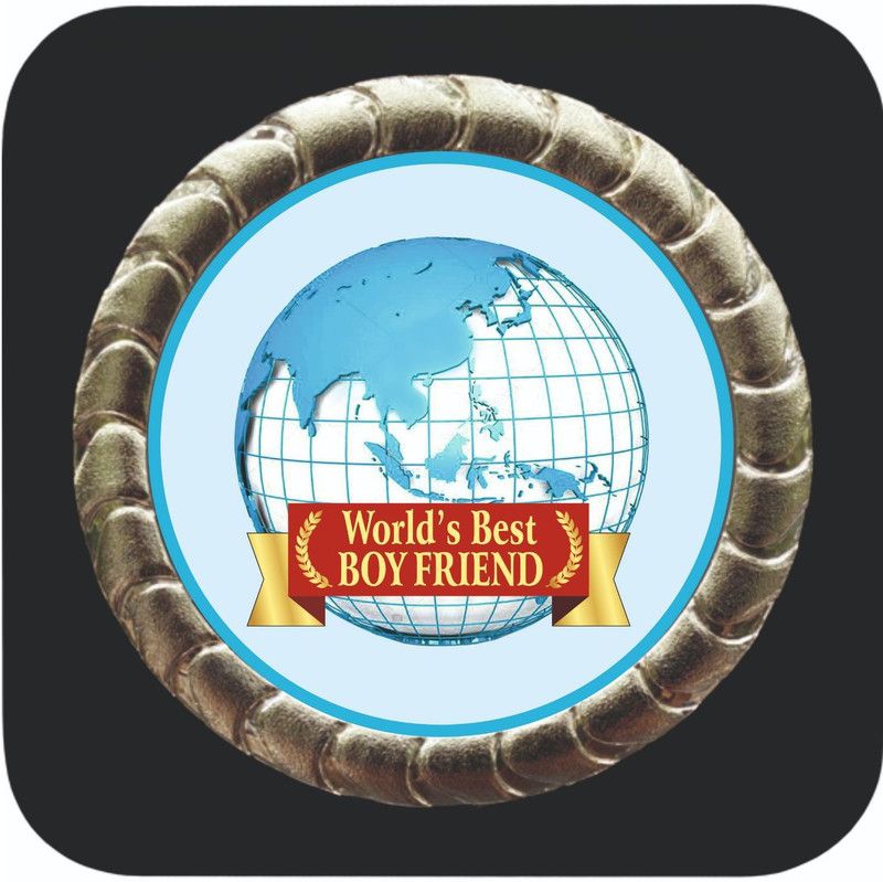 AARK INDIA Best Boyfriend Birthday/Anniversary/ Velentine Gift:Trophy:Award (PC00664) Trophy  (6 Inch)