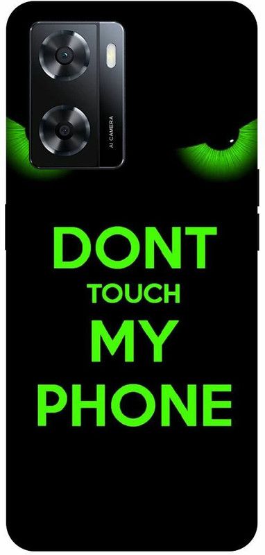 Dimora Back Cover for OPPO A57 ,DON"T TOUOPPO A57 MY PHONE  (Blue, Hard Case, Pack of: 1)