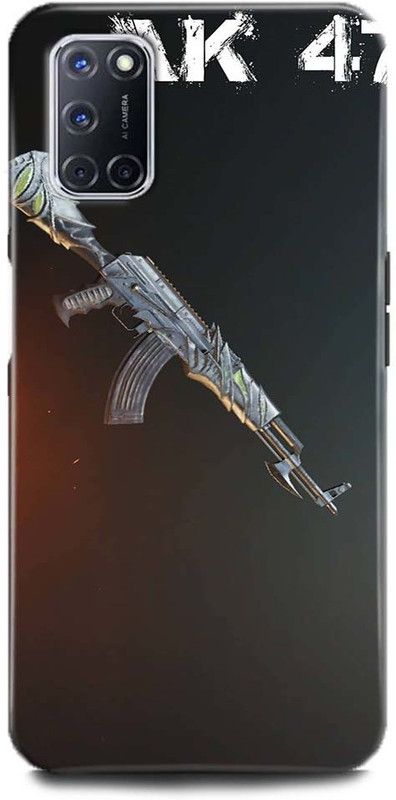 MP ARIES MOBILE COVER Back Cover for Samsung Galaxy A51 AK 47 GUN, PUBG, GAME, BATTLEGROUNDS PRINTED  (Multicolor, Hard Case, Pack of: 1)