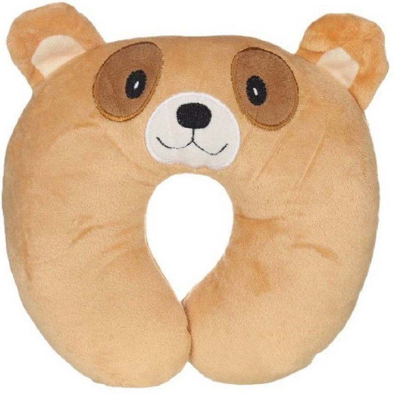 Chinmay Kids Cotton Teddy Decorative Cushion Pack of 1  (Brown)