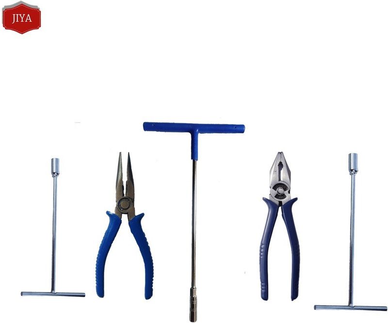 Jiya L427TOOL KIT- STEET T 8,10MM I GOTI 12 MM I PILER I NOSE PILER IN BEST QUALITY. Standard Screwdriver Set  (Pack of 5)