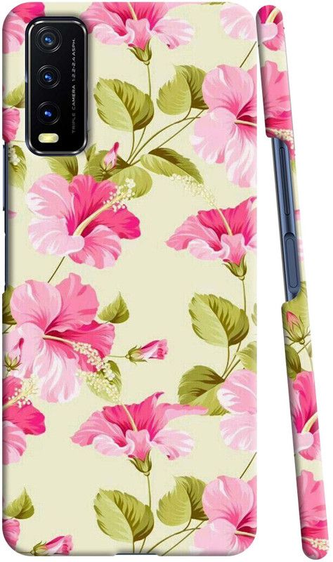 JS CREATIONS Back Cover for Vivo Y12s  (Multicolor, 3D Case, Pack of: 1)