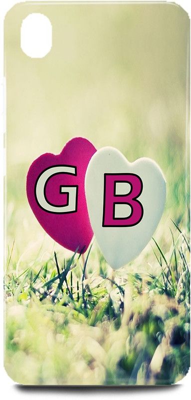 MP ARIES MOBILE COVER Back Cover for Vivo Y91i/1820,G Loves B Name,G Name, B Letter, Alphabet,G Love B NAME  (Multicolor, Hard Case, Pack of: 1)