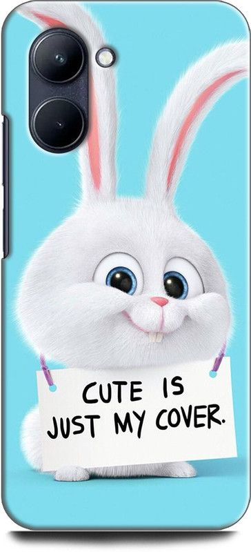 WallCraft Back Cover for Realme C33, RMX3624 CUTE IS JUST MY COVER, CUTE CAT, WHAIT, LIFE OF PETS  (Multicolor, Dual Protection, Pack of: 1)