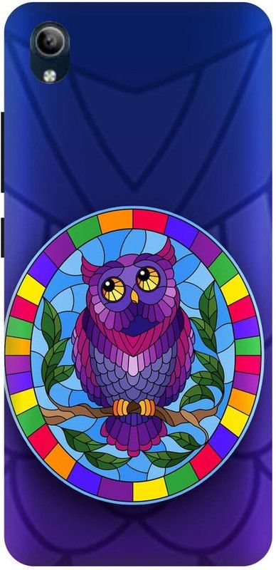 play fast Back Cover for vivo Y1s, 1929, TRIPPY, OWL, NIGHT, WATCH, BEOGRAD, ABEJ  (Purple, Hard Case, Pack of: 1)