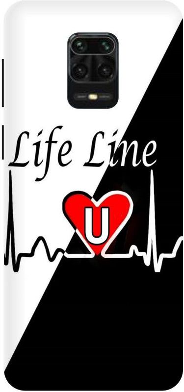 THE NARAYANA COLLECTIONS Back Cover for REDMI NOTE 9 PRO MAX-U,NAME,LIFE,LINE,LATTER,ALPHABET  (Multicolor, Hard Case, Pack of: 1)