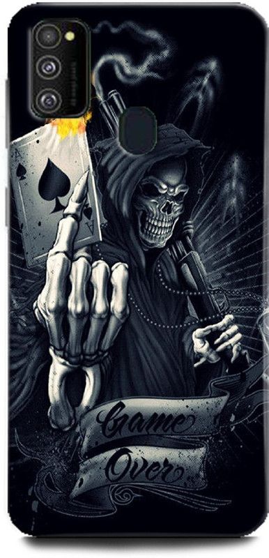 WallCraft Back Cover for Samsung Galaxy M21 GAME OVER THEME ART, MONSTER, GOST, SKULL, MONSTER  (Multicolor, Dual Protection, Pack of: 1)