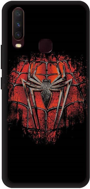 URCHIN Back Cover for vivoY15 Spiderman, Spiderman logo, Marval, superhero, Comic  (Multicolor, Shock Proof, Pack of: 1)