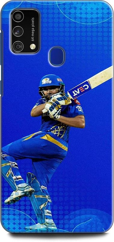Afterglow Back Cover for SAMSUNG Galaxy F41 ROHIT SHARMA, BCCI,CRICKETER, INDIAN KHILADI, IPL, MI, T20  (Multicolor, Shock Proof)