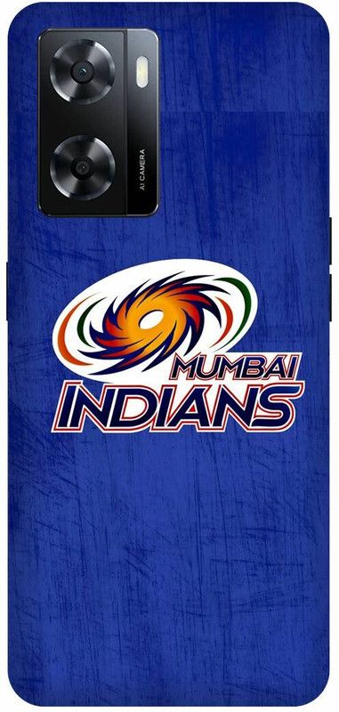 Dimora Back Cover for OPPO A 57e, MUMBAI INDIANS SING LOGO IPLTEAM  (Blue, Hard Case, Pack of: 1)