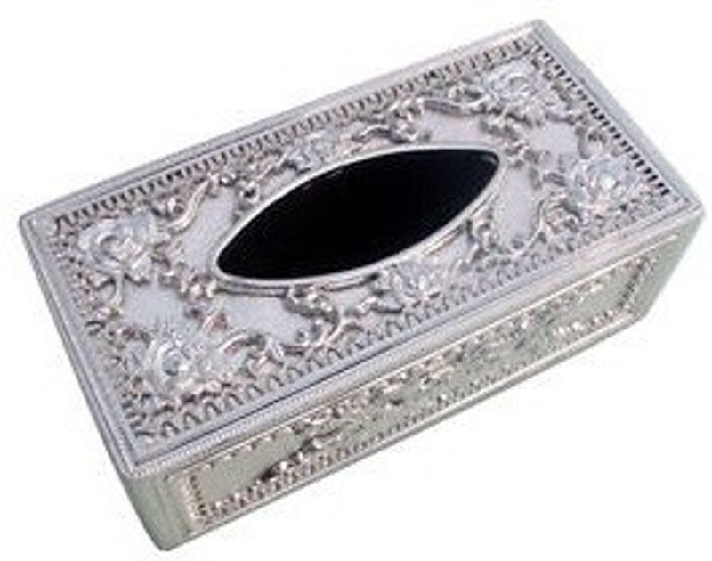 De AUTOCARE Silver Designer Royal Holder Box Vehicle Tissue Dispenser  (Silver)