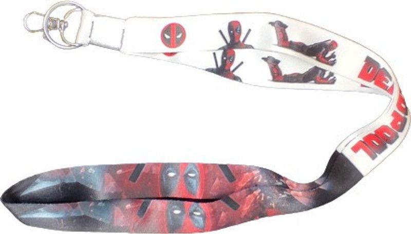 Dey 's stationery store Deadpool Lanyard Carabiner Lanyard  (Lanyard with Key holder)
