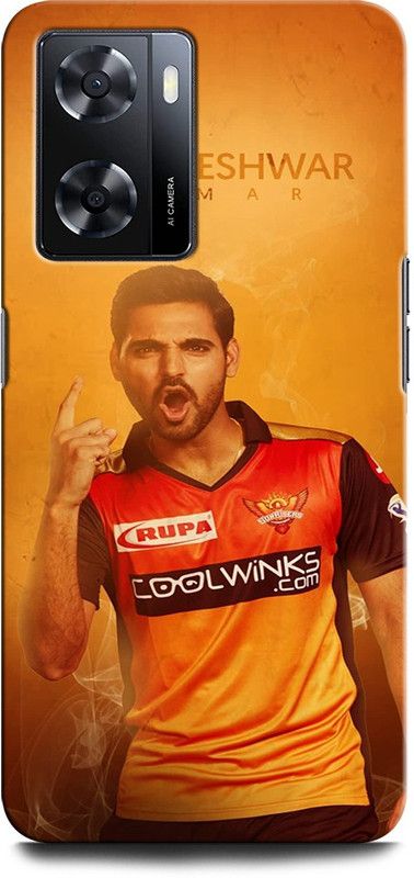 GRAFIQE Back Cover for OPPO A57 New BHUVNESHWAR KUMAR, CRICKET, INDIAN CRICKETER  (Multicolor, Shock Proof, Pack of: 1)