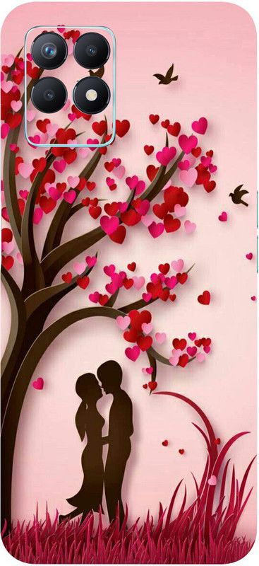 Reyans Creation Narzo 50-Romantic_NatureHigh matte Finish (Back + Camera + Side) Mobile Skin  (Romantic_Nature High matte Finish Skin)