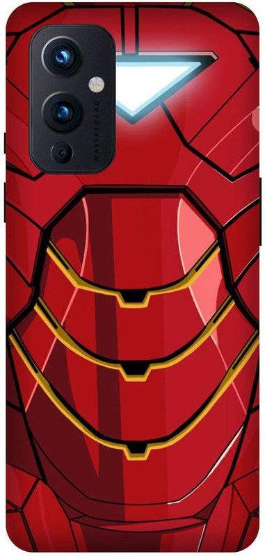 FRONK Back Cover for OnePlus 9 5G, LE2111, IRON, MAN, AVENGER, AVENGERS, 3000  (Red, Hard Case, Pack of: 1)