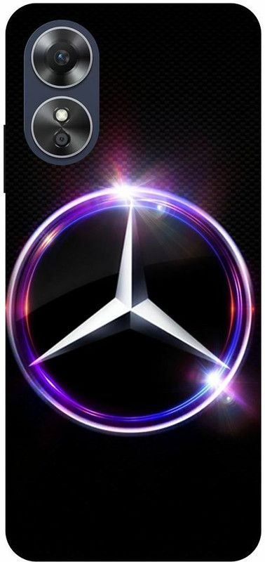 Dimora Back Cover for OPPO A17 ,MERCEDES LOGO SIGN EMBOLEM CAR  (Multicolor, Hard Case, Pack of: 1)