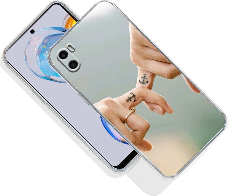 omnmo Back Cover for Motorola E32  (Multicolor, Silicon, Pack of: 1)